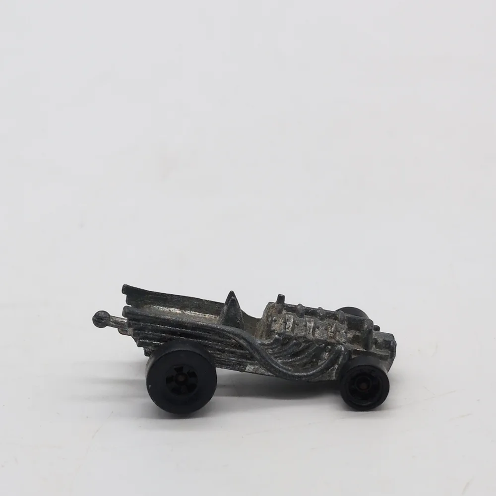 Vintage Toy Car Set - Corgi Heinkel Bubble, Midget Fire Truck, Tow Truck, Drag